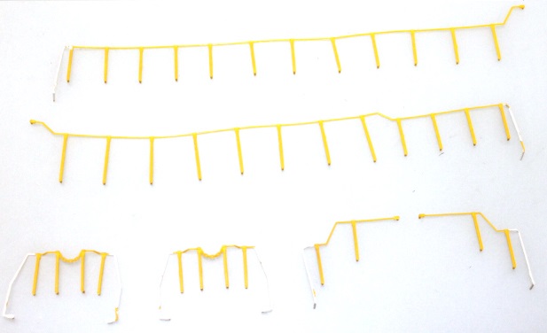 (image for) Railing Set (Yellow) (HO SD40-2)